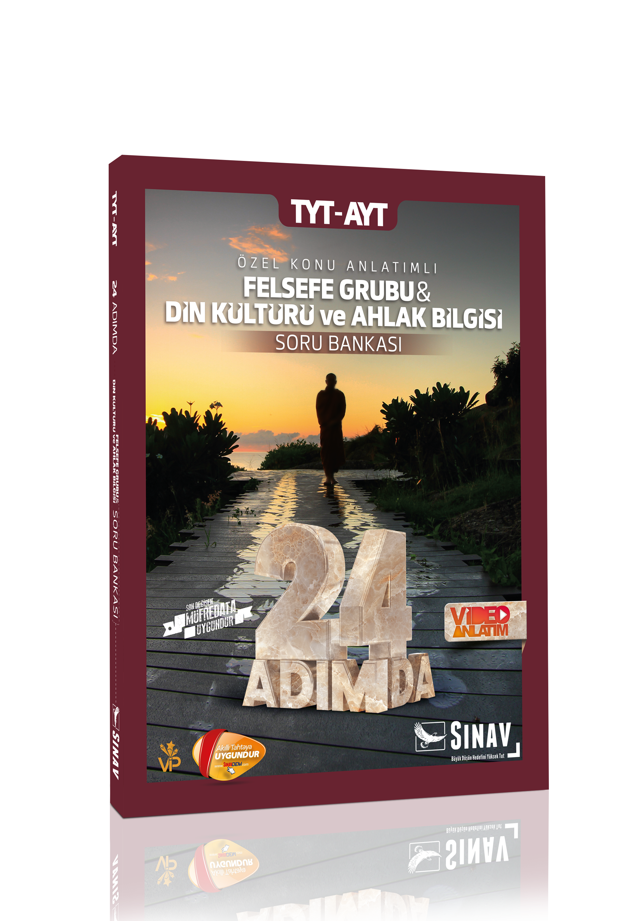 Sınav Yayınları TYT AYT Felsefe ve Din Kültürü ve Ahlak Bilgisi 24 Adımda Özel Konu Anlatımlı Soru Bankası

