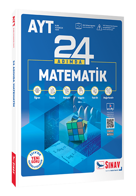 Sınav Yayınları AYT Matematik 24 Adımda Konu Anlatımlı Soru Bankası Yeni