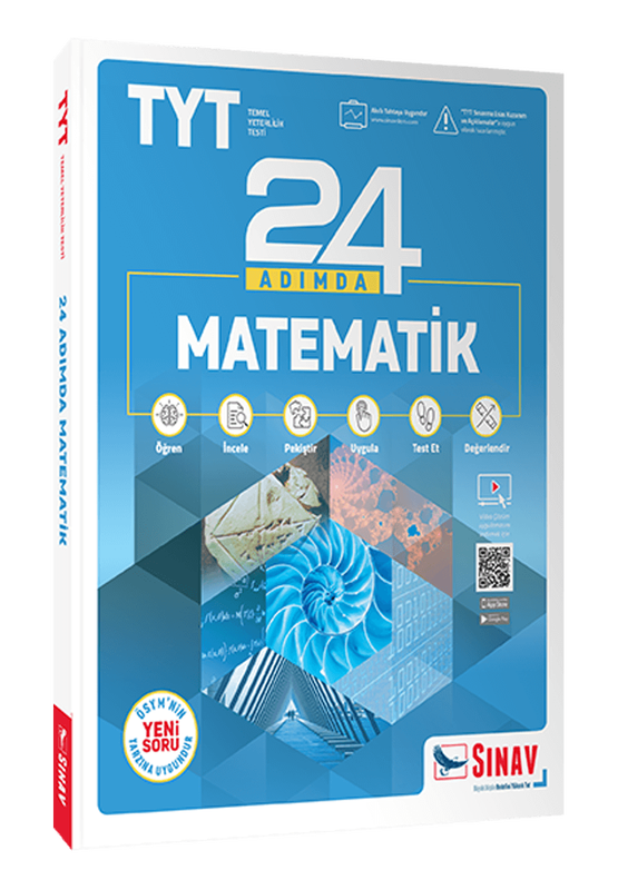 Sınav Yayınları TYT Matematik 24 Adımda Konu Anlatımlı Soru Bankası Yeni